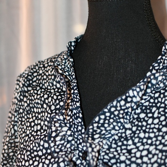 Sheer polka dot Jacob blouse. - Picture 7 of 11